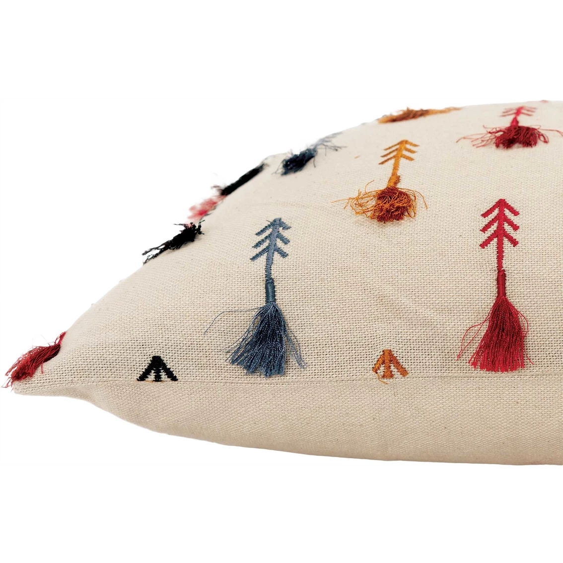 New ⭐ Rizzy Home Embroidered Arrows 14 X 26 In. Polyester Filled Pillow ???? 5 New ⭐ Rizzy Home Embroidered Arrows 14 X 26 In. Polyester Filled Pillow ???? - Image 3