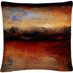 Deals ???? Trademark Fine Art Red Skies At Night Decorative Throw Pillow ❤️