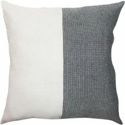 New ???? Homewear Half & Half Waffle Decorative Pillow ????