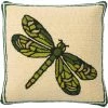 Outlet ???? Evergreen Indoor/Outdoor Hooked Pillow, Dragonfly 18 In. X 18 In. ????