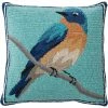 Best deal ❤️ Evergreen Indoor/Outdoor Hooked Pillow, Bluebird 18 In. X 18 In. ???? -Bargoose shop unnamed file 1679