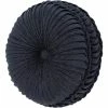 Flash Sale ???? J. Queen New York Luciana Indigo Tufted Round Decorative Throw Pillow ????