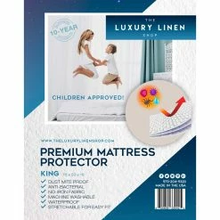 Cheapest ⌛ The Luxury Linen Shop Mattress Protector ????