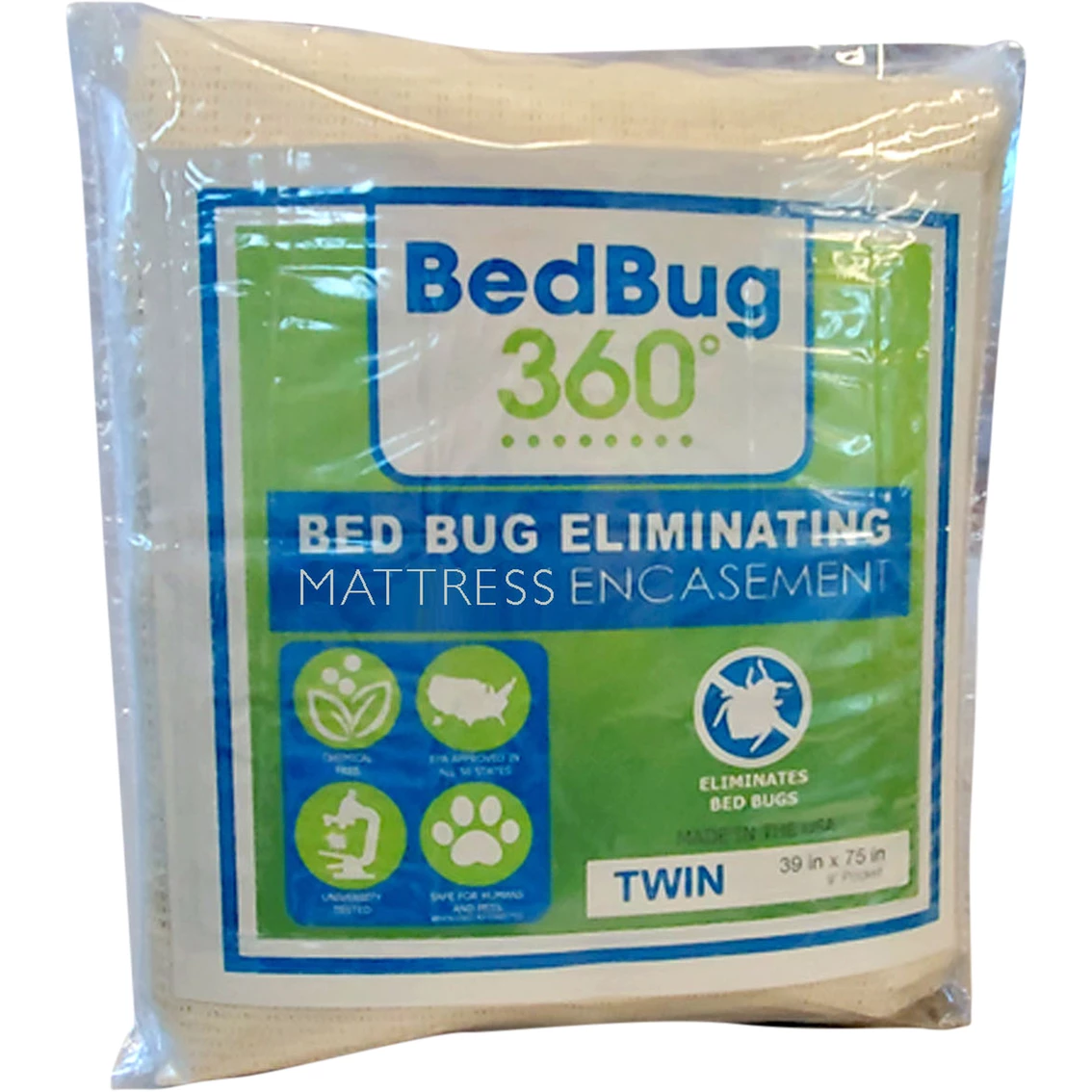 New ⭐ BedBug 360 12 In. Mattress Protector Encasement ???? 3 New ⭐ BedBug 360 12 In. Mattress Protector Encasement ????