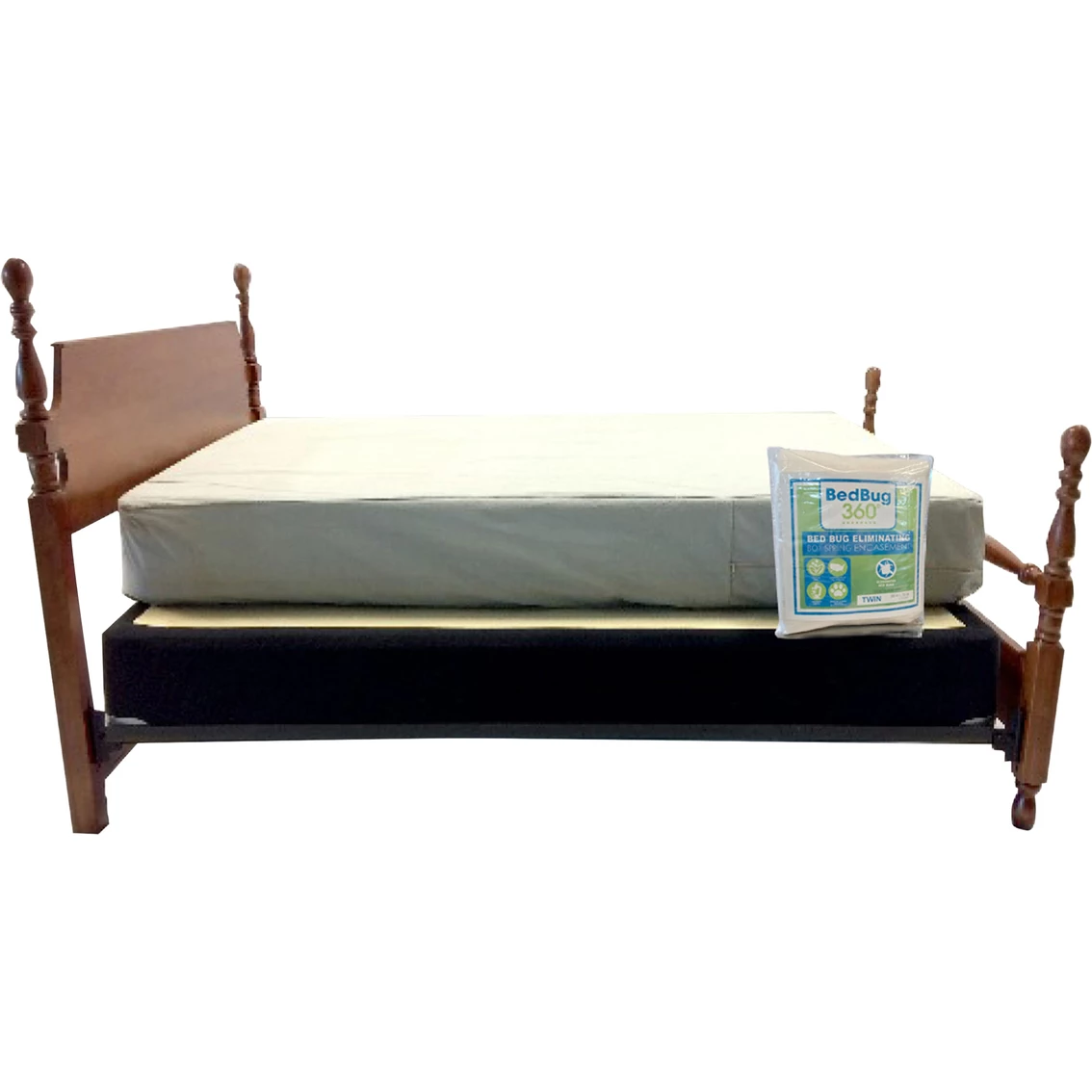 New ⭐ BedBug 360 12 In. Mattress Protector Encasement ???? 4 New ⭐ BedBug 360 12 In. Mattress Protector Encasement ???? - Image 2