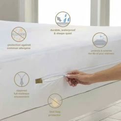 Discount ???? Rio Home Fashions Hotel Laundry Stretchy Fit Waterproof Mattress Encasement Set ✨ -Bargoose shop unnamed file 1736