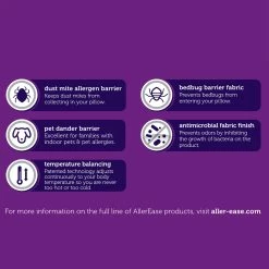 Wholesale ???? AllerEase Ultimate Protection And Comfort Zippered Breathable Pillow Protector ❤️ -Bargoose shop unnamed file 1781
