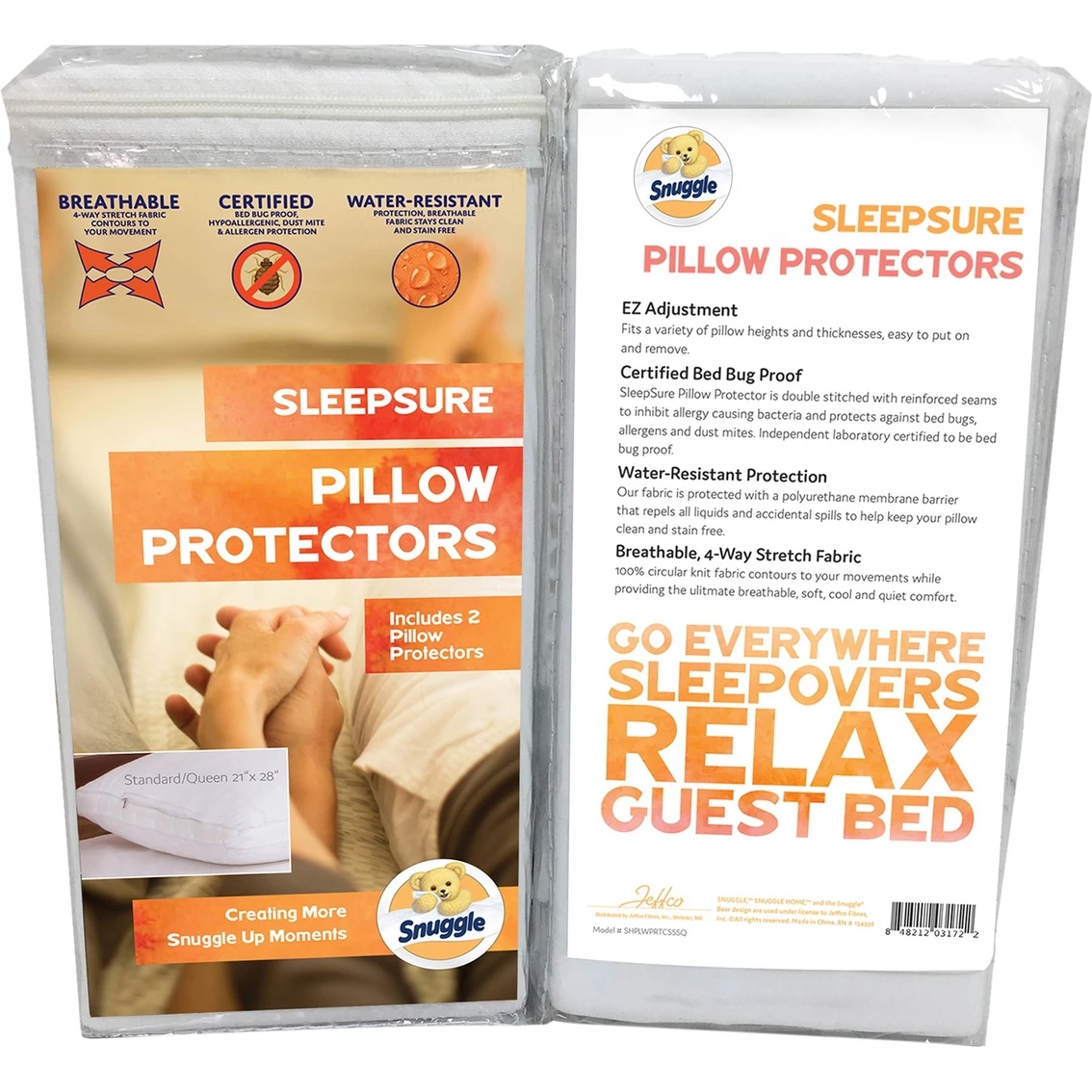 Brand new ???? Snuggle Home Snuggle Sleepsure Pillow Protector ⭐ 3 Brand new ???? Snuggle Home Snuggle Sleepsure Pillow Protector ⭐