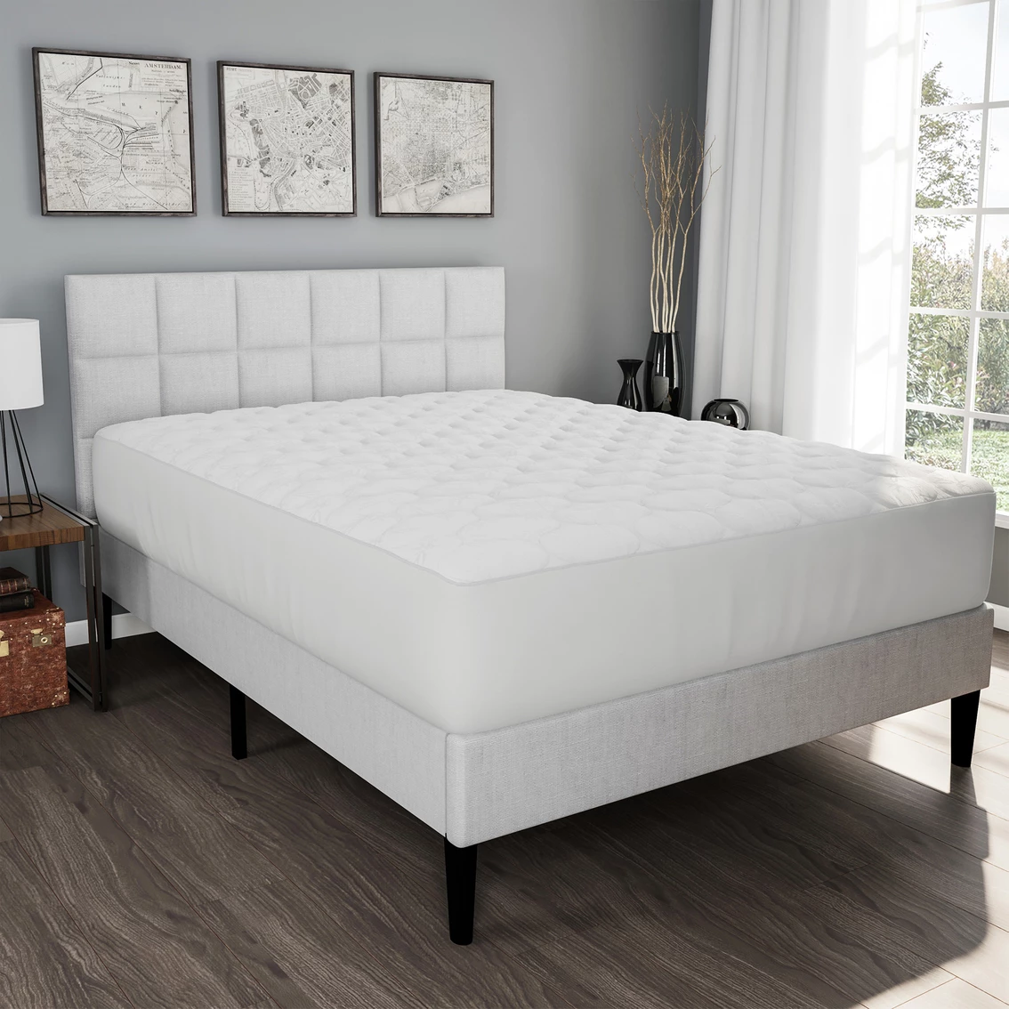 Deals ???? Lavish Home Bamboo Fiber Rayon Mattress Cover ???? 5 Deals ???? Lavish Home Bamboo Fiber Rayon Mattress Cover ???? - Image 3