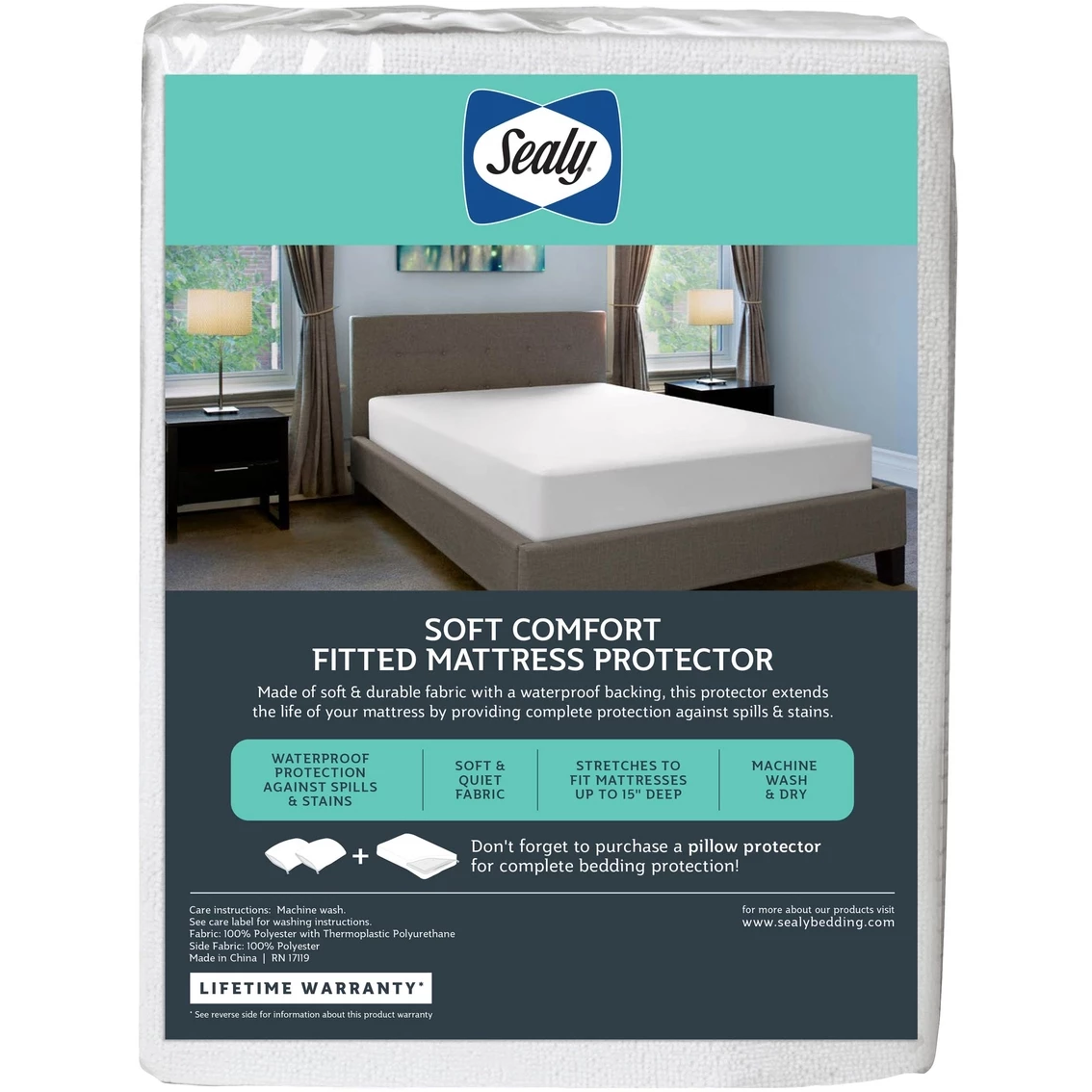 Hot Sale ???? Sealy Soft Comfort Mattress Protector ???? 4 Hot Sale ???? Sealy Soft Comfort Mattress Protector ???? - Image 2
