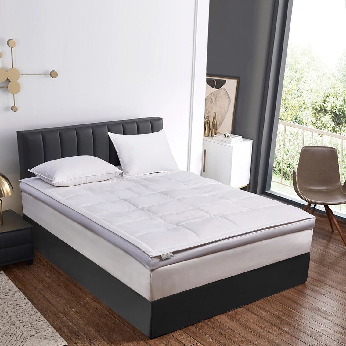 Deals ⌛ Kathy Ireland Home 3 In. Down Fiber Top Featherbed ???? 4 Deals ⌛ Kathy Ireland Home 3 In. Down Fiber Top Featherbed ???? - Image 2