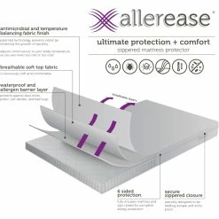Outlet ???? AllerEase Ultimate Protection And Comfort Temperature Balancing Mattress Protector ???? -Bargoose shop unnamed file 1894