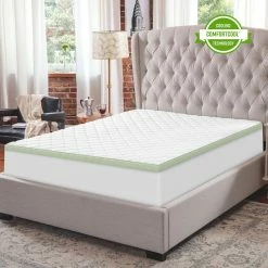 Budget ???? SensorPEDIC 3 In. Ultimate Cooling Luxury Quilted Memory Foam Bed Topper ????