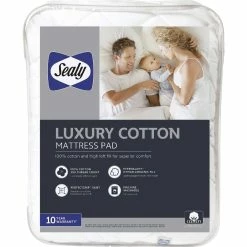 Best Pirce ???? Sealy Luxury 100% Cotton Mattress Pad ????