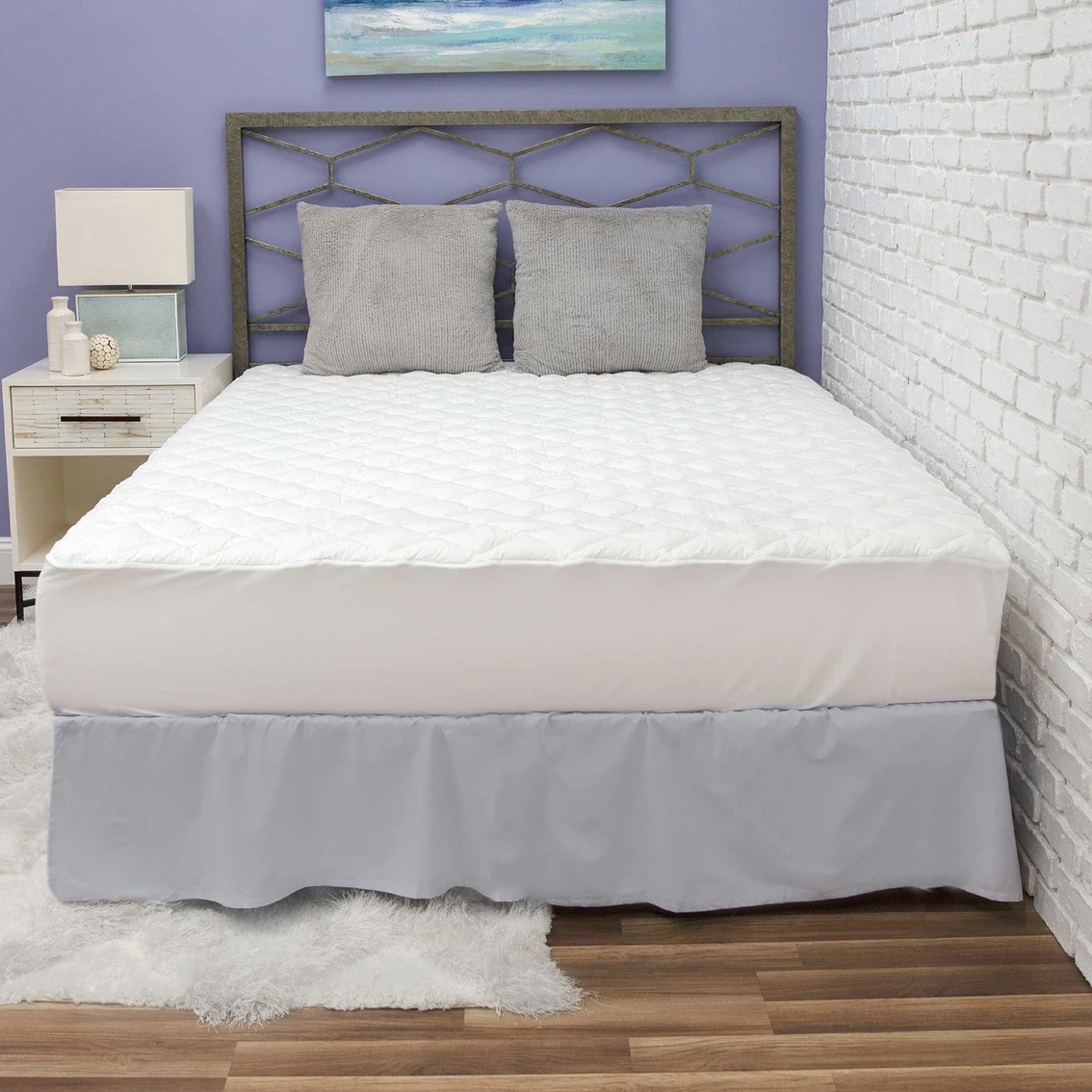 Hot Sale ???? BioPedic Fresh And Clean Mattress Pad With Ultra Fresh Treated Fabric ???? 3 Hot Sale ???? BioPedic Fresh And Clean Mattress Pad With Ultra Fresh Treated Fabric ????