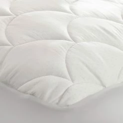 Buy ???? Blue Ridge Home Fashions Blue Ridge 350 Thread Count Cotton Top Damask Dot Mattress Pad ????
