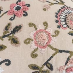 Buy ⌛ Rizzy Home Floral Blush Square Decorative Throw Pillow ???? -Bargoose shop unnamed file 210