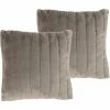 Outlet ???? Hastings Home 2 Pc. Faux Rabbit Fur Pillows Set ⌛