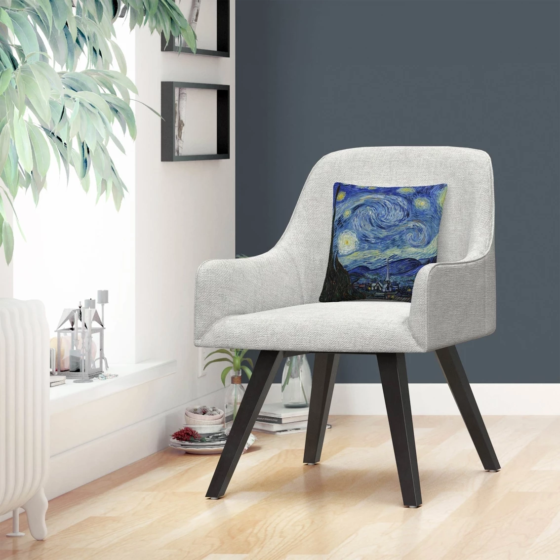 Hot Sale ???? Trademark Fine Art Vincent Van Gogh Starry Night Decorative Throw Pillow ⭐ 6 Hot Sale ???? Trademark Fine Art Vincent Van Gogh Starry Night Decorative Throw Pillow ⭐ - Image 4