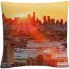 Buy ???? Trademark Fine Art Midtown Sunset Orange Cityscape Decorative Throw Pillow ✔️ -Bargoose shop unnamed file 271