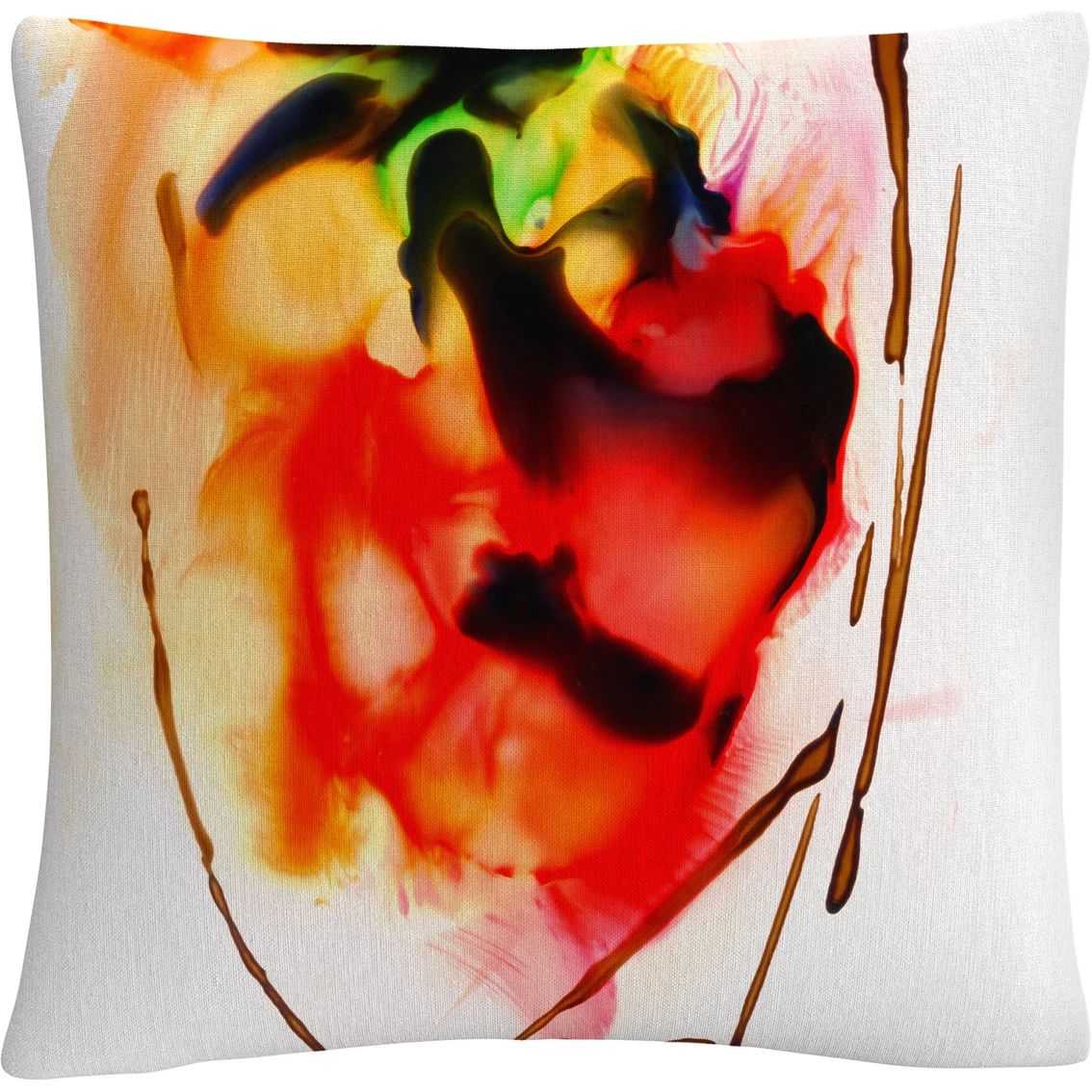 Hot Sale ???? Trademark Fine Art Abstract Number 05 Splatter Paint Decorative Throw Pillow ???? 3 Hot Sale ???? Trademark Fine Art Abstract Number 05 Splatter Paint Decorative Throw Pillow ????