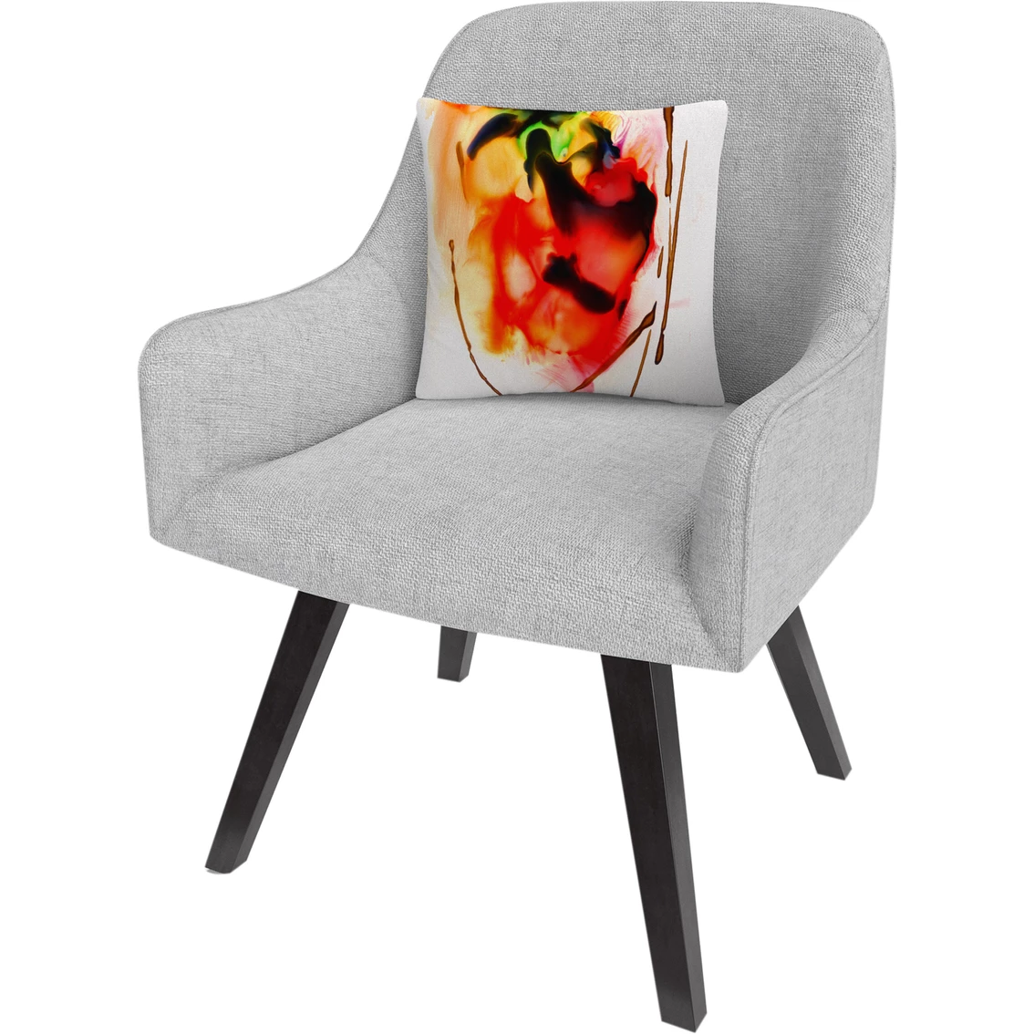Hot Sale ???? Trademark Fine Art Abstract Number 05 Splatter Paint Decorative Throw Pillow ???? 4 Hot Sale ???? Trademark Fine Art Abstract Number 05 Splatter Paint Decorative Throw Pillow ???? - Image 2
