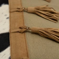 Flash Sale ???? Rizzy Home Hair On Hide Khaki 14 X 26 In. Zipper Closure Polyester Filled Pillow ???? -Bargoose shop unnamed file 297