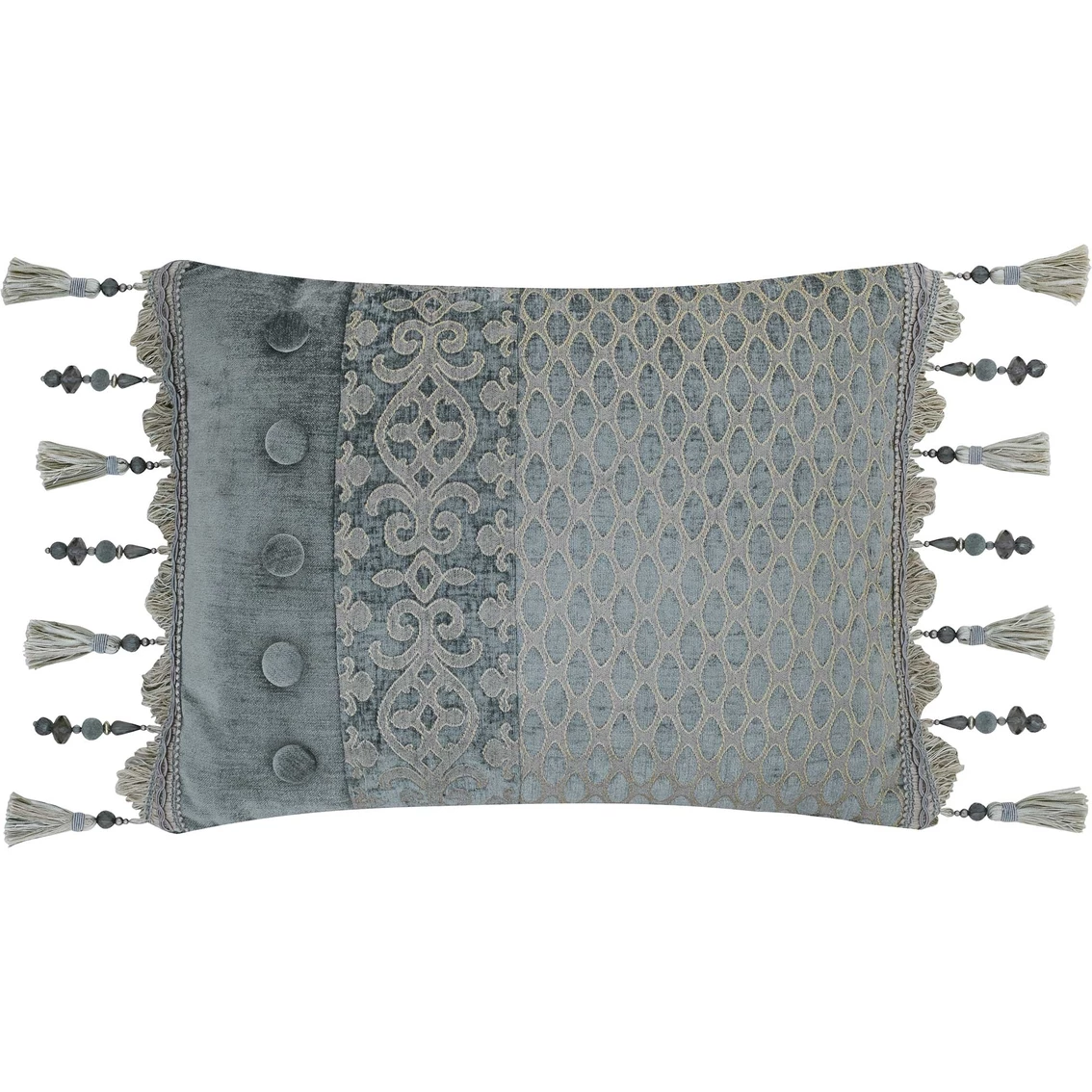 Brand new ???? J. Queen New York Sicily Teal Boudoir Decorative Throw Pillow ???? 3 Brand new ???? J. Queen New York Sicily Teal Boudoir Decorative Throw Pillow ????