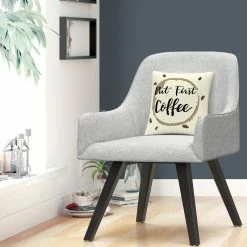 Wholesale ???? Trademark Fine Art But First Coffee Decorative Throw Pillow ???? -Bargoose shop unnamed file 323