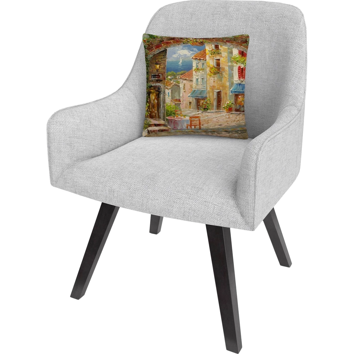 Cheap ???? Trademark Fine Art Rio Capri Isle Decorative Throw Pillow ???? 4 Cheap ???? Trademark Fine Art Rio Capri Isle Decorative Throw Pillow ???? - Image 2