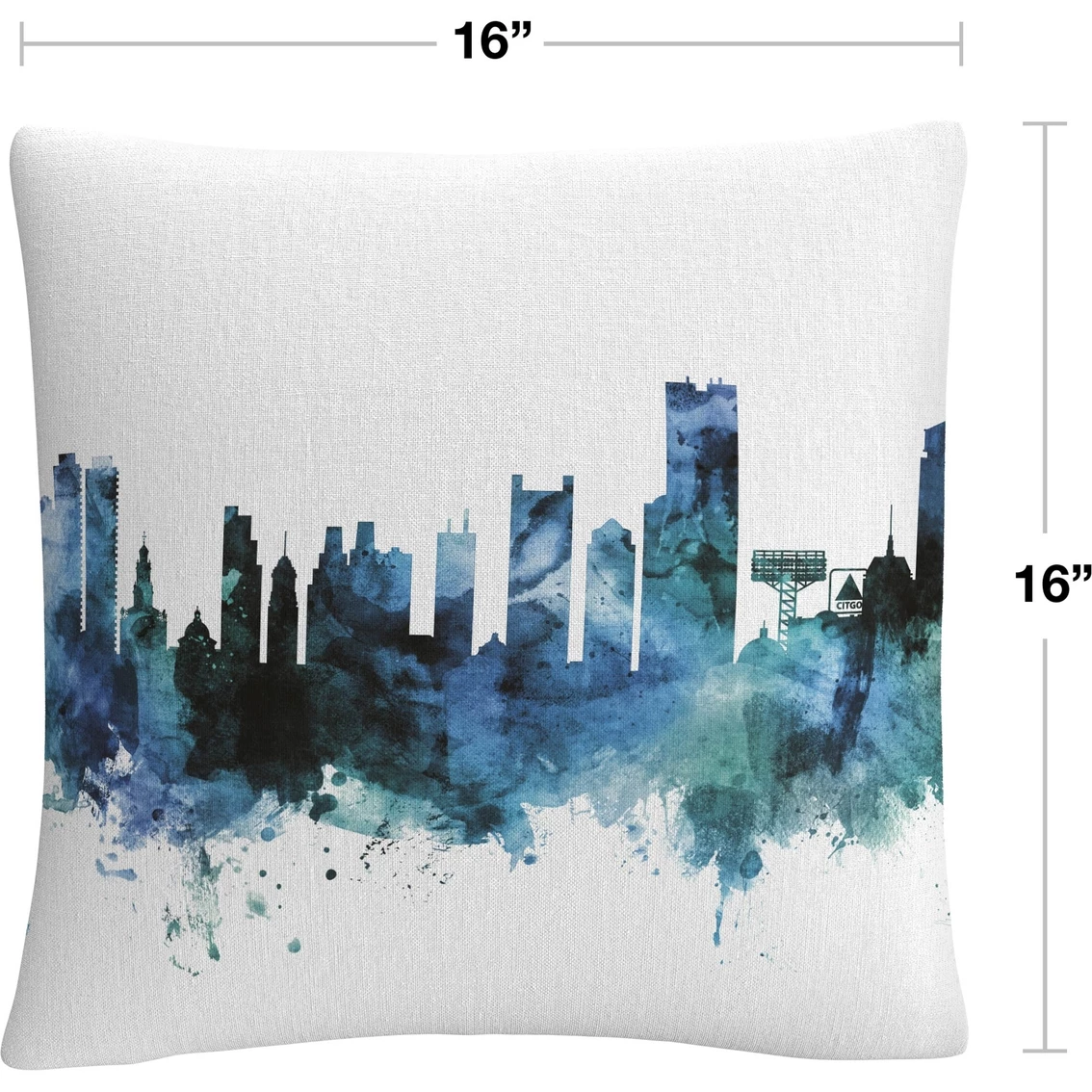 Best reviews of ❤️ Trademark Fine Art Boston Massachusetts Blue Teal Skyline Decorative Throw Pillow ???? 4 Best reviews of ❤️ Trademark Fine Art Boston Massachusetts Blue Teal Skyline Decorative Throw Pillow ???? - Image 2