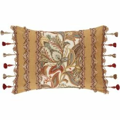 Budget ???? Five Queens Court August Multi Boudoir Decorative Throw Pillow ????