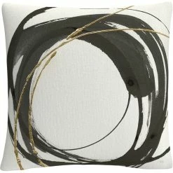 Best deal ???? Trademark Fine Art Chris Paschke Gilded Enso IV Decorative Throw Pillow ⌛