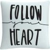 Cheapest ???? Trademark Fine Art Typographic Follow Your Heart Decorative Throw Pillow ???? -Bargoose shop unnamed file 425
