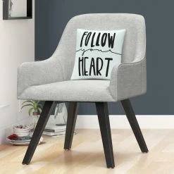 Cheapest ???? Trademark Fine Art Typographic Follow Your Heart Decorative Throw Pillow ???? -Bargoose shop unnamed file 428