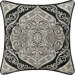 Best deal ???? J. Queen New York Vera Black 20 In. Square Decorative Throw Pillow ❤️