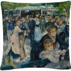 Cheap ???? Trademark Fine Art Pierre Renoir Le Moulin De La Galette Decorative Throw Pillow ✨