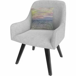 Promo ???? Trademark Fine Art Claude Monet Coucher De Soleil A Pourville Throw Pillow ???? -Bargoose shop unnamed file 458