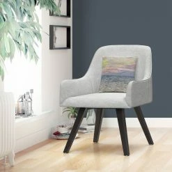 Promo ???? Trademark Fine Art Claude Monet Coucher De Soleil A Pourville Throw Pillow ???? -Bargoose shop unnamed file 459