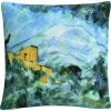 Brand new ???? Trademark Fine Art Trademark Paul Cezanne Mont Saintevictoire And Chateau Noir Decorative Throw Pillow ???? -Bargoose shop unnamed file 486
