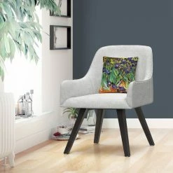 Buy ???? Trademark Fine Art Vincent Van Gogh Irises At Saint Remy Decorative Throw Pillow ???? -Bargoose shop unnamed file 494