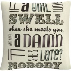 Buy ???? Trademark Fine Art Megan Romo Girl Looks Swell II Decorative Throw Pillow ✔️