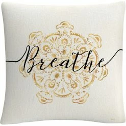 Buy ???? Trademark Fine Art Veronique Charron Namaste II Decorative Throw Pillow ????