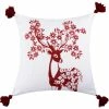 Budget ⌛ Levtex Home Villa Lugano Sleigh Bells Red Deer Embroidered Pillow ???? -Bargoose shop unnamed file 55