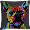 Best deal ???? Trademark Fine Art French Bulldog Grey Decorative Throw Pillow ✔️ -Bargoose shop unnamed file 555