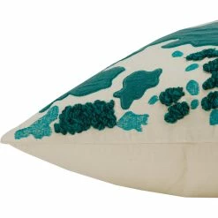 Outlet ???? Rizzy Home Abstract Teal 20 In. X 20 In. Zipper Closure Polyester Filled Pillow ???? -Bargoose shop unnamed file 567