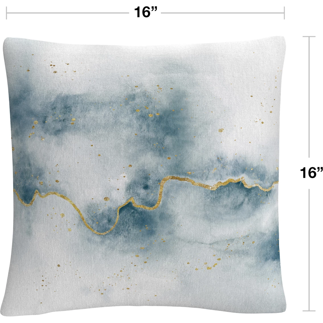 Flash Sale ⌛ Trademark Fine Art Laura Marshall Flow With Gold Decorative Throw Pillow ???? 6 Flash Sale ⌛ Trademark Fine Art Laura Marshall Flow With Gold Decorative Throw Pillow ???? - Image 4