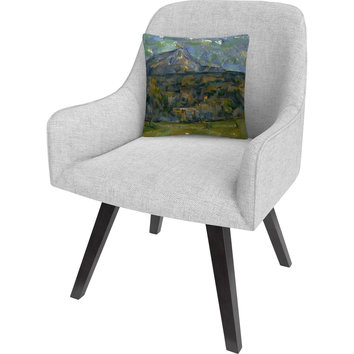 Best Pirce ✨ Trademark Fine Art Paul Cezanne Mont Sainte-Victoire Decorative Throw Pillow ❤️ 4 Best Pirce ✨ Trademark Fine Art Paul Cezanne Mont Sainte-Victoire Decorative Throw Pillow ❤️ - Image 2