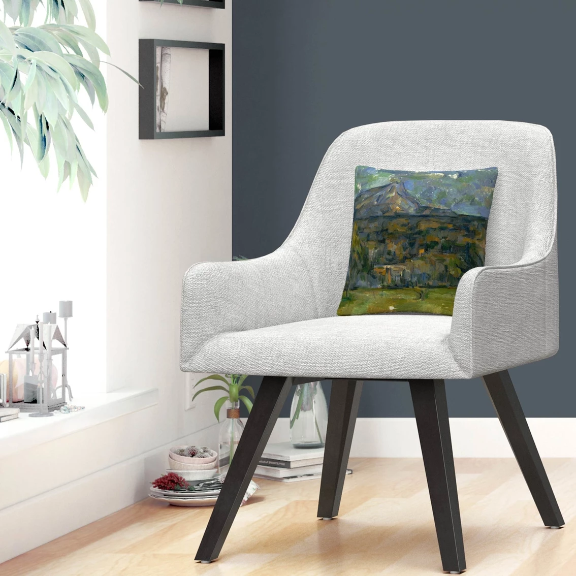 Best Pirce ✨ Trademark Fine Art Paul Cezanne Mont Sainte-Victoire Decorative Throw Pillow ❤️ 5 Best Pirce ✨ Trademark Fine Art Paul Cezanne Mont Sainte-Victoire Decorative Throw Pillow ❤️ - Image 3