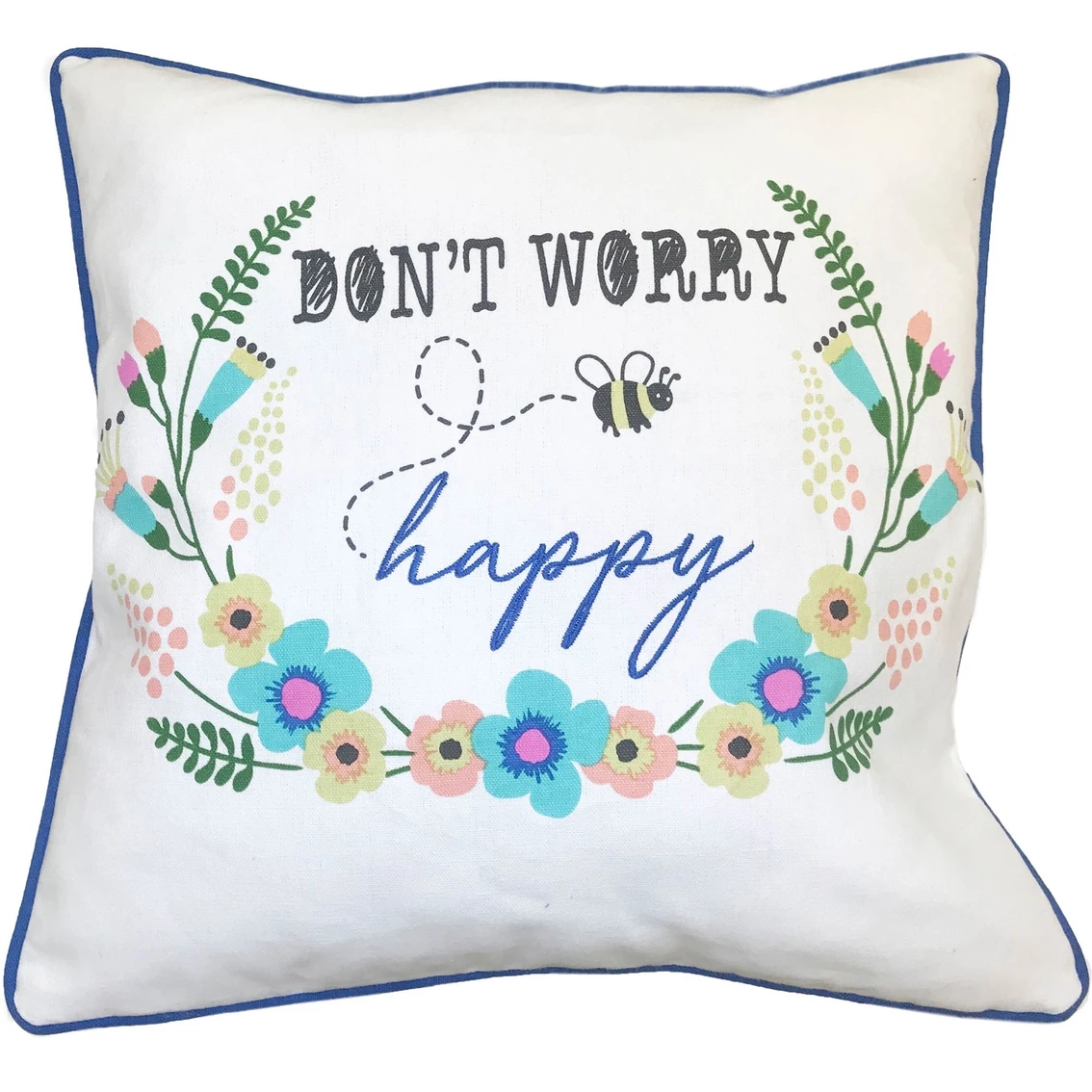 Best Pirce ✔️ Homewear Don’t Worry Bee Happy Decorative Pillow ⭐ 3 Best Pirce ✔️ Homewear Don’t Worry Bee Happy Decorative Pillow ⭐